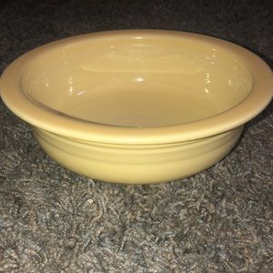 Vintage fiesta yellow serving dish